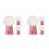6Pcs Creative Plastic Gumballs Machine Candy Dispenser for Kids 1