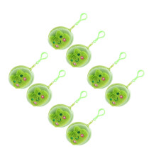 8Pcs Green Plush Small Coin Purse Cute Key Pouch for Car Keys