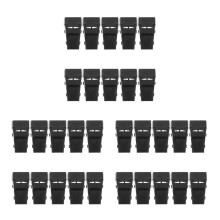 30Pcs Plastic Trash Bin Buckles Black Locks for Home & Office