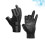 2Paires De Ajustables Demi-Doigts Noir Résistant 4