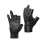 2Paires De Ajustables Demi-Doigts Noir Résistant 5