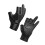 2Paires De Ajustables Demi-Doigts Noir Résistant 6