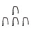 4Pcs Plastic Bathtub Drain Hose Flexible Grey Pipe for Bathroom Use 4