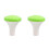 2Pcs Portable Green Watering Can Replacement Head for Garden Misting 1