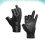 2Paires De Ajustables Demi-Doigts Noir Résistant 8