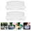 8Pièces Pins Fixation Fleurs Plastique Pour Déco Durable 10