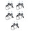 5Paires Shifters Aluminium Ergonomique 1