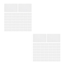 400Pcs White PVC Ultrathin Phone LCD Screen Separator for Home Repair