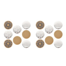 16St Verstelbare Metalen Knopen Voor Jeans, Afneembare DIY Accessoires