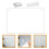 10Pièces Tableau Transparent Pour Notes Et Memos 10