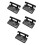 5Pcs Black Car Grab Handle PVC Assist Grip Headrest Hook for Elderly 1