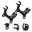 6Pcs Black Adjustable Bike Disc Brake Brackets Durable Frame Adapter 9