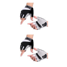2St Zwarte Wielerhandschoenen Vingers En Klimmen