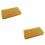 2St Antislip Schoenentool Rubber Grip Tape Cleaner Compact Bruin 1