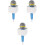 3St Stabiele Nep Microfoon Prop Plastic Voor Podium En 1