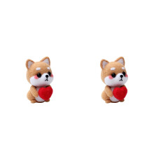 2St Knutselkits Voor Wolvilten Met Pluchen Hond Voor Kinderen