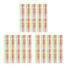 600St Wegwerp Cocktailvorkjes Plastic Multi Voor Feestjes En
