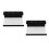2Stk Schwarzer Zahnputzbecher Halter Luxus Bad Organizer 6