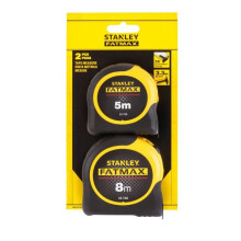 Fita métrica - STANLEY - FatMax - 5 m & 8 m - 32 mm - Pacote com 2