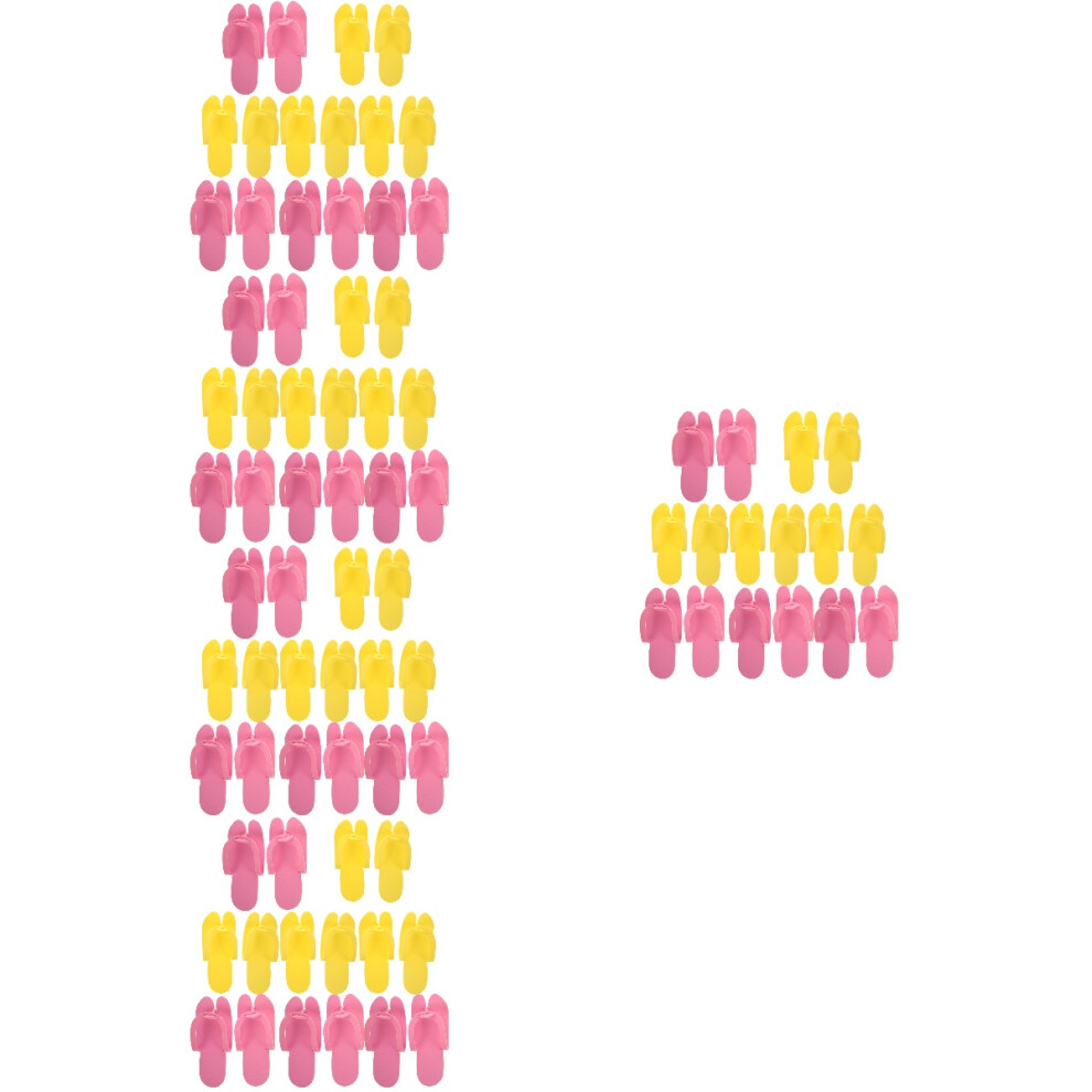 50St Kleurrijke Disposable Slippers Eva Anti-Slip Hotel Salon Spa-image