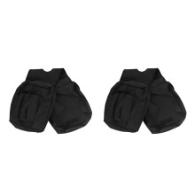 2St Outdoor Zwarte Motor Tanktas 600D Oxford Waterdicht
