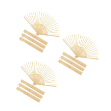 12St Lichtgewicht Bamboe Waaier Frame Beige Japanse Stijl DIY