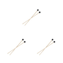 3St Khaki Glockenspiel Hamers Rubberkop En Berkenhout