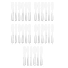 30St Flexibele Transparante Gezichtsmasker Spatel Voor Crème En Modder
