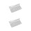 2Pièces Papier D'emballage Fleurs Transparent Opp 9