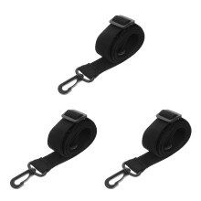 3St Verstelbare Nylon Schouderband Zwart Voor Posterbuizen En Tas