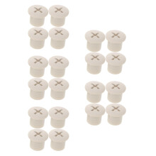 20St Ronde Schroefkappen Voor Kinderspeeltoestel Onderhoud Beige