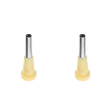 2St Beige Metalen Trompetmondstuk Beginners ABS Duurzaam Inzetbaar