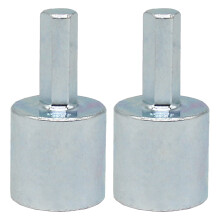 2St Zilveren Power Drill Adapter Voor Scissor Jack Stabilizer