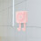 3Pcs Pink Wall Key Hooks ABS Smart Reminder Home Utility Alert 3