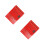2Pcs Red Decorative Home Wall Mailbox for Photo and Ornament 6