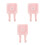 3Pcs Pink Wall Key Hooks ABS Smart Reminder Home Utility Alert 10