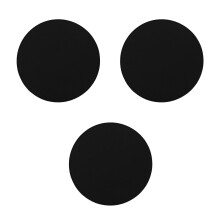 3St Zwarte Mute Voor Drum En Cymbal, Geluidsvermindering
