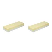 2St Gele Home Slijpsteen Tool, Rectangulaire Dubbelzijdige Aanzetsteen