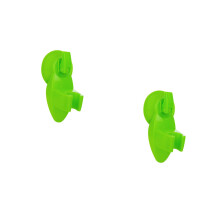 2St Suction Douchekopbeugel Groen Voor Muurbevestiging Badkamer
