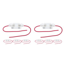 8St Vervangende Inline Zekeringhouder Motorfiets Plastic Metalen Set