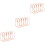 3Pcs Multi-Purpose Rose Gold Iron Bookends Study and Office Organizer 6