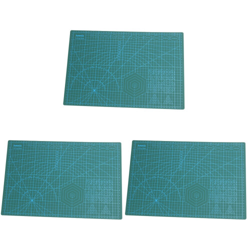 3Pièces Tapis Polyvalent Vert, Autocicatrisant, Idéal Arts Créatifs 2