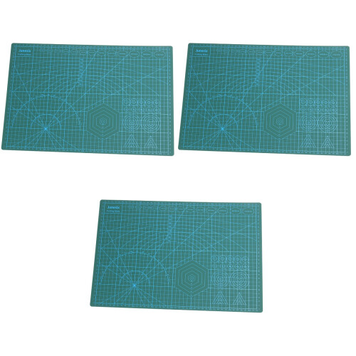 3Pièces Tapis Polyvalent Vert, Autocicatrisant, Idéal Arts Créatifs 2