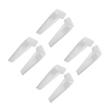 8St PVC Rv Dakgootuitlopen Wit Met Verlengde Afvoer Uitloop