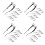 160Pièces Clips Protection Gouttière Anti- Noir Vent 5