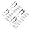 160Pièces Clips Protection Gouttière Anti- Noir Vent 7