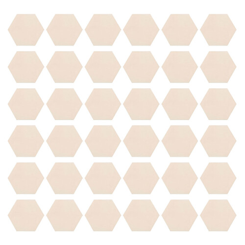 150Pièces Hexagones En Bois De , Décor Rustique Pour DIY 2
