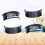 12Pièces Adaptateurs Aluminium Noir Conversion Guidon 31,8 À 35Mm 4