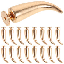 30St DIY Gouden Metaal Spikes Kit Voor Tassen En Punk Stijl