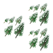 15St Boom Figuren Miniatuur Voor Modelspoor Decoratie